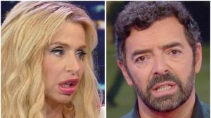 Valeria Marini e Alberto Matano
