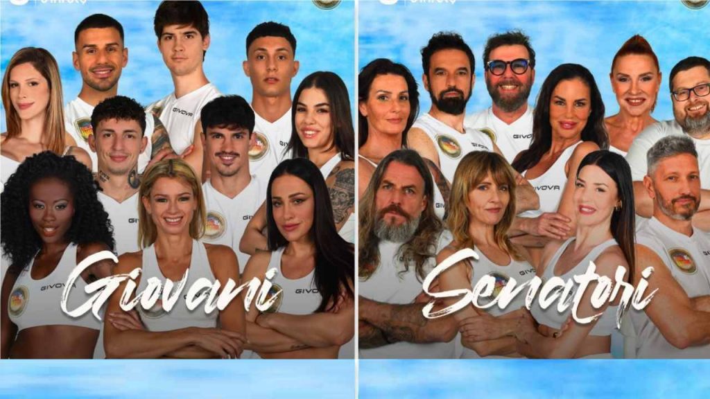 I concorrenti dell'Isola dei famosi