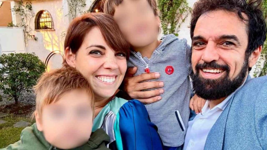Dino Giarrusso e la sua famiglia