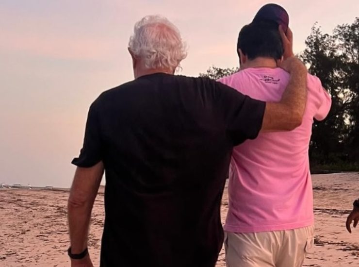 Flavio Briatore e suo figlio