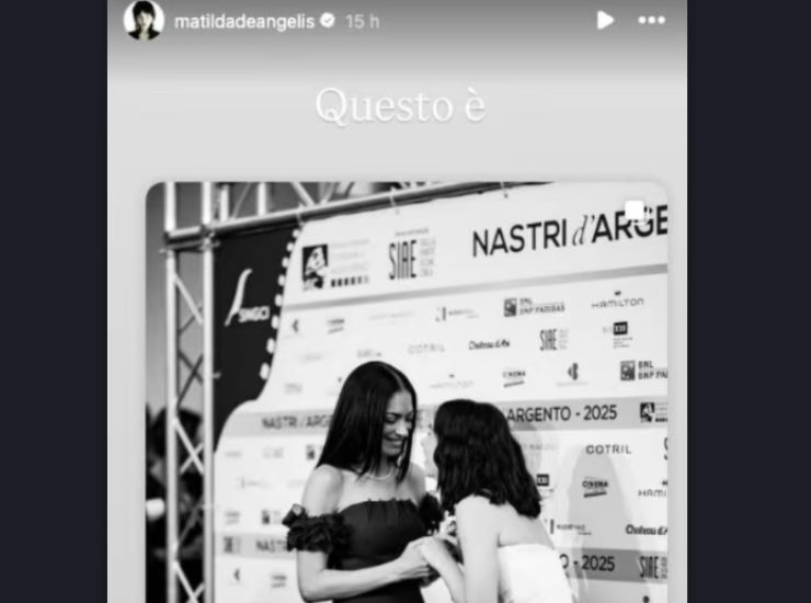 Storia social della nota attrice