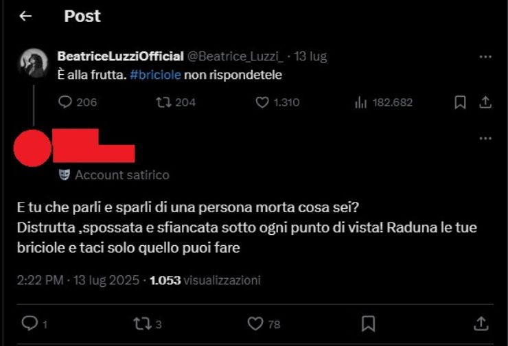 Botta e risposta su X