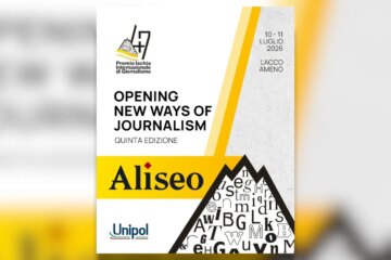 Il Premio Unipol Opening New Ways of Journalism assegnato ad Aliseo